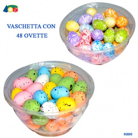 UOVA IN VASCHETTA 48PZ COL. ASS -