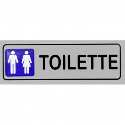 CARTELLO TOILETTE 15X5CM - J-3767