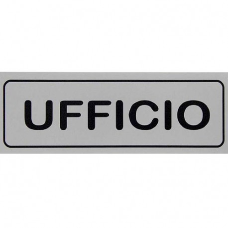 CARTELLO UFFICIO 15X5CM - J3797