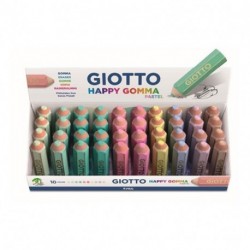 GOMMA GIOTTO HAPPY PASTEL 40PZ. - 234000