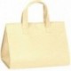 BORSA IN PANNO CLOE 36X32XH25 PANNA