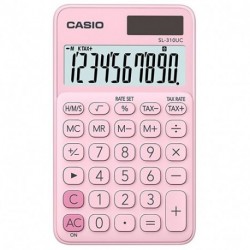 CALCOLATRICE CASIO 10 CIFRE ROSA PASTELL