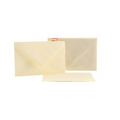 BIGLIETTI/BUSTE 100/100 9X14 AVORIO