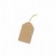 CARTELLINO TAG 5X8,5 KRAFT AVANA C/SPAGO