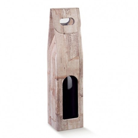 SC. 1 BOTTIGLIA 90X90X385MM WOOD