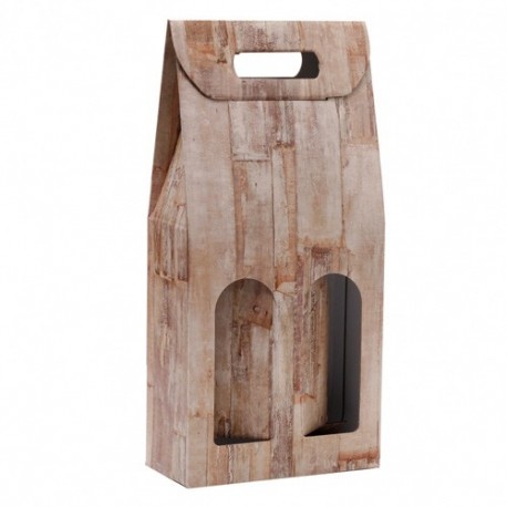 SC. 2 BOTTIGLIE 180X90X385MM WOOD