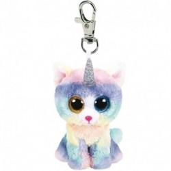 TY BEANIE BOOS CLIPS PC HEATHER