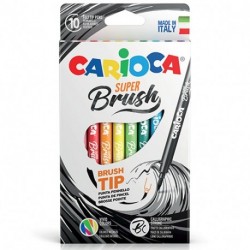 PENNARELLI CARIOCA SUPER BRUSH 10PZ