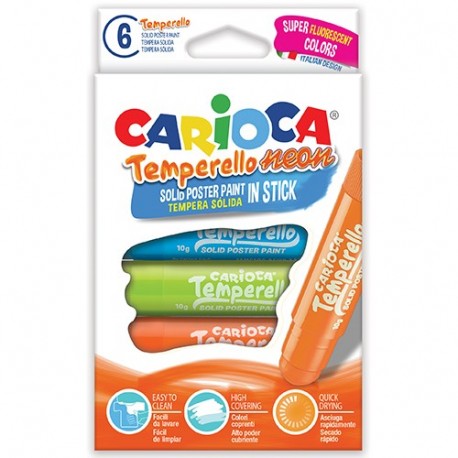 TEMPERELLO CARIOCA NEON STICK 6PZ