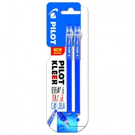 PENNE PILOT KLEER CANCELL. BLU BL 2PZ