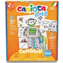 BABY COMBINO ROBOTS CARIOCA 8+12PZ