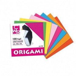 CARTA ORIGAMI 10X10CM COLORI ASSORTITI