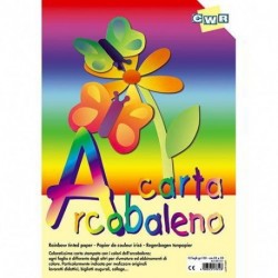 CARTA ARCOBALENO 23X33 CM 10FF ASSORTITI