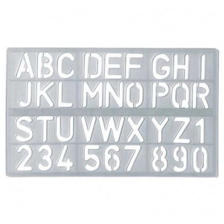 NORMOGRAFO 30MM ARIAL ROUNDED - CK1600