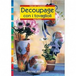 LIBRO DECOUPAGE CON TOVAGLIOLI - 08211