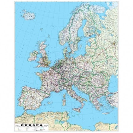 CARTA GEOGRAFICA EUROPA