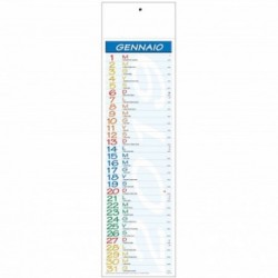 CALENDARIO OLANDESE 25 18X68 MAXI MULTIC
