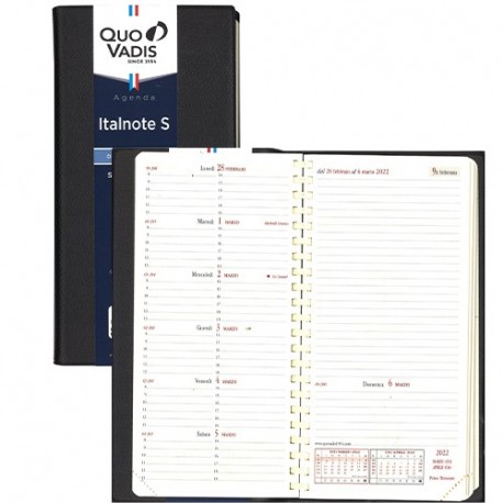 QUOVADIS AGENDA 25 SETT SPIRALE ITALNOT.