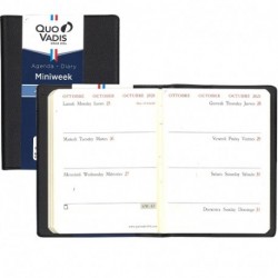 QUOVADIS AGENDA 25  MINIWEEK 7X10