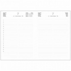 AGENDA 24 GIORN. 21X30 BALCRON NERO -