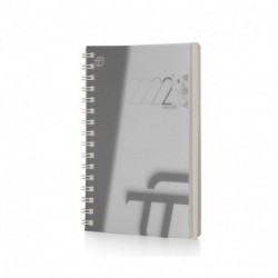 AGENDA 25 SETT. 15X21 SPIRALATA BIANCA