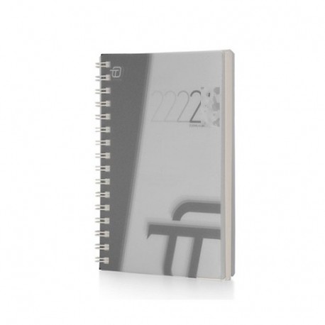 AGENDA 25 SETT. 15X21 SPIRALATA BIANCA