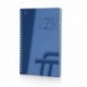 AGENDA 25 SETT. 15X21 SPIRALATA BLU