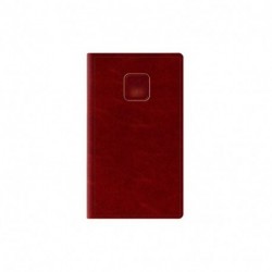 AGENDA 24 BIGIORN. 6X9 TOP QUALITY ROSSO