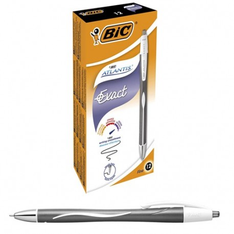 PENNA BIC ATLANTIS EXACT NERO P/FINA