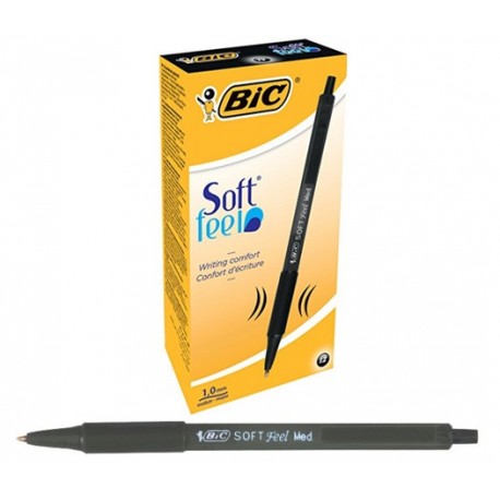 PENNA BIC SOFT FEEL CLIC GRIP NERA 1,0MM