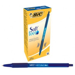 PENNA BIC SOFT FEEL CLIC GRIP BLU 1,0MM