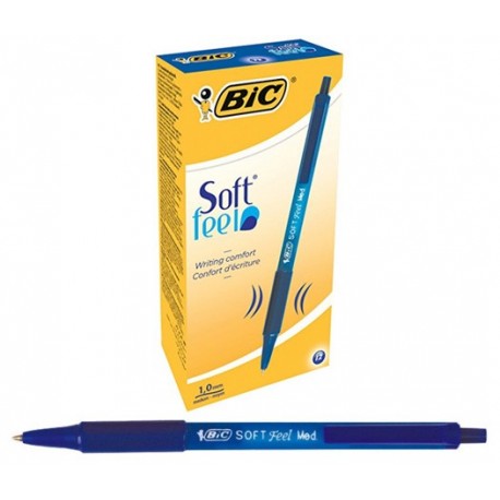 PENNA BIC SOFT FEEL CLIC GRIP BLU 1,0MM