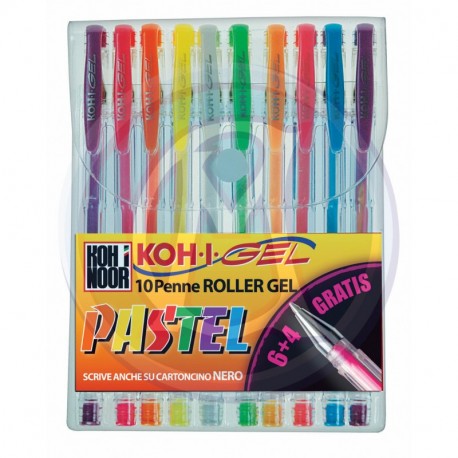 PENNE PASTEL GEL 10PZ. KOH-I-N- NAGP-10P