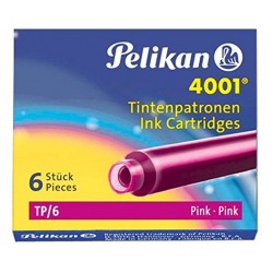 CARTUCCE STILOGRAFICHE 4001 TP/6 ROSA