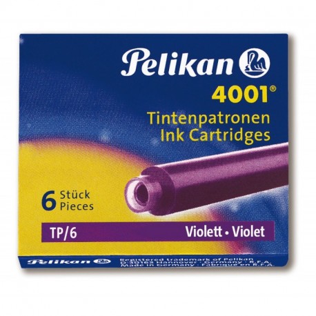 CARTUCCE STILOGRAFICHE 4001 TP/6 VIOLA