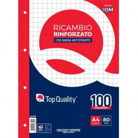 RICAMBIO TQ RINFORZATO 100GR 10MM A4