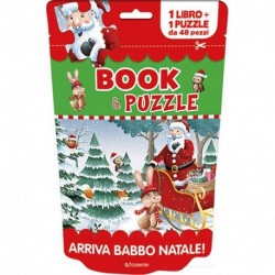 BOOK & PUZZLE3 - ARRIVA BABBO NATALE!  -