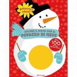 COLORA E GIOCA2 - PUPAZZO DI NEVE  -