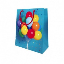 SHOPPER PALLONCINI F.TO 18,5X23+10 M  -