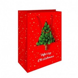 SHOPPER MERRY CHRISTMAS 26X32+12 L  -