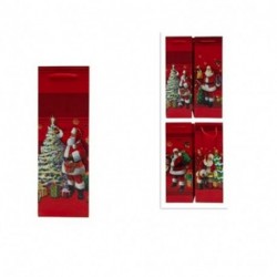 SHOPPER BABBO NATALE 3D 36X12X11CM YD23S