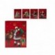 SHOPPER BABBO NATALE 3D 33X25X10CM YD23S