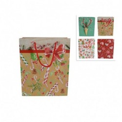 SHOPPER NATALE 25X20X8 CM  -