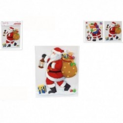 STICKER/VETROFANIA BABBO NATALE CON DONI