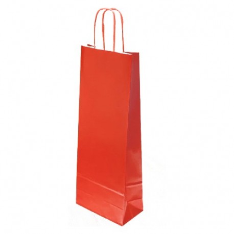 SHOPPER 14X8,5X39 JOLLY BOTTIGLIA ROSSO