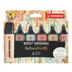 EVIDENZIATORE STABILO BOSS NATURE 6PZ