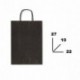 SHOPPER IN CARTA 22X10X27 NERO -SDF22798