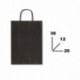 SHOPPER IN CARTA 26X12X36CM NERA