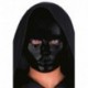 MASCHERA VISO MEDIO NERA IN PLASTICA  -