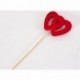 CUORE ROSSO 9CM/6PZ SU PICK  - DS 23566